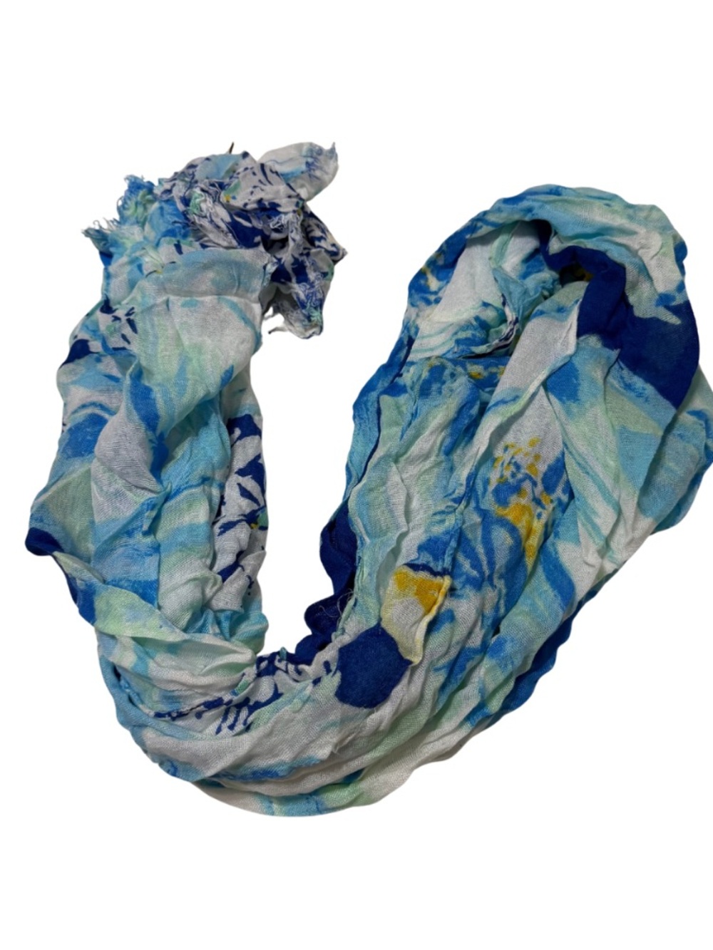 Collectors Eighteen Blue Floral Lightweight Women's Scarf